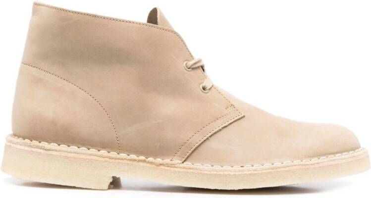 Clarks Lace-up Boots Beige Heren
