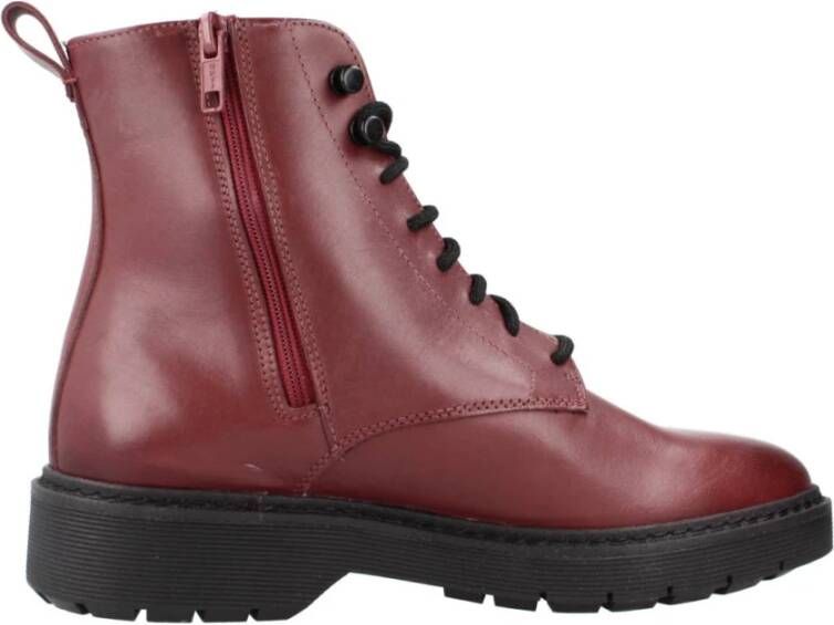 Clarks Lace-up Boots Red Dames