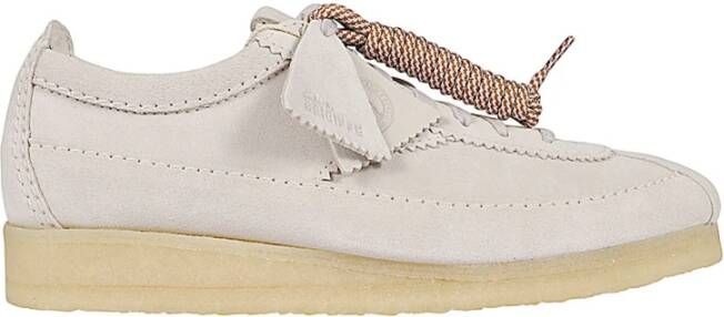 Clarks Laced Shoes Beige Heren