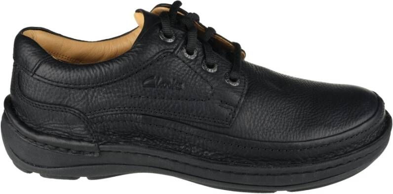 Clarks Laced Shoes Black Heren