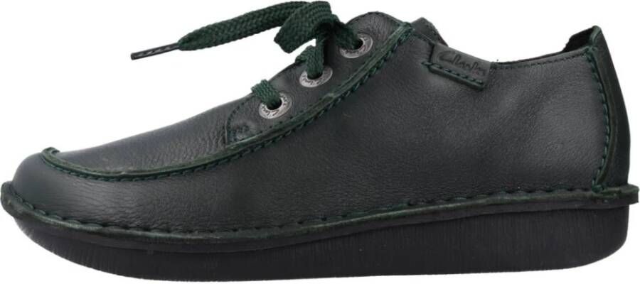 Clarks Laced Shoes Green Heren