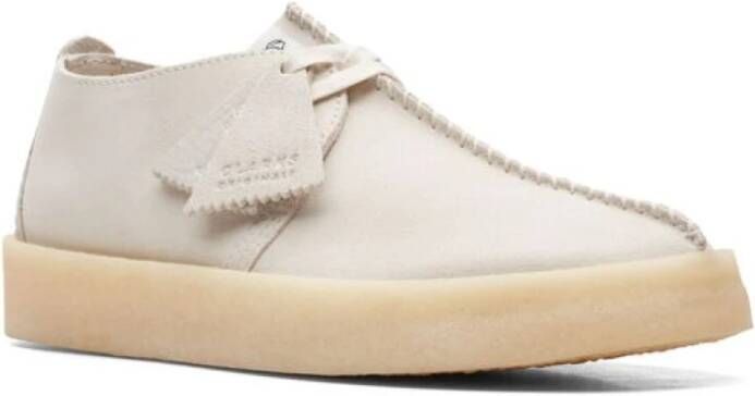 Clarks Laced Shoes White Heren
