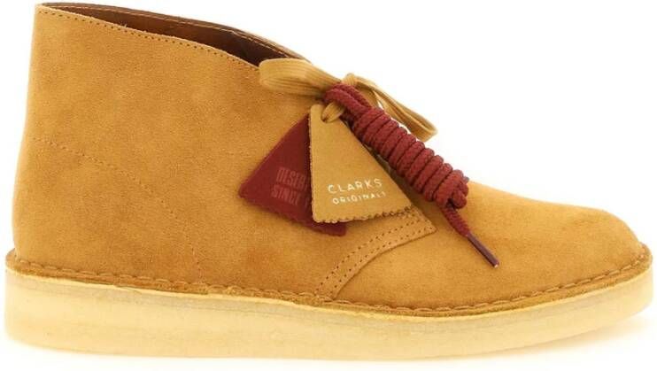 Clarks Lage Schoenen Beige Heren