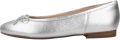 Clarks Leren Ballerina's Lily Stijl Schoenen - Zilver