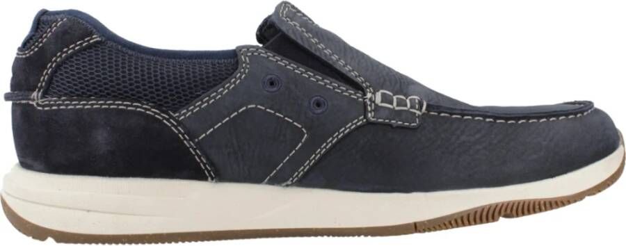 Clarks Loafers Blue Heren