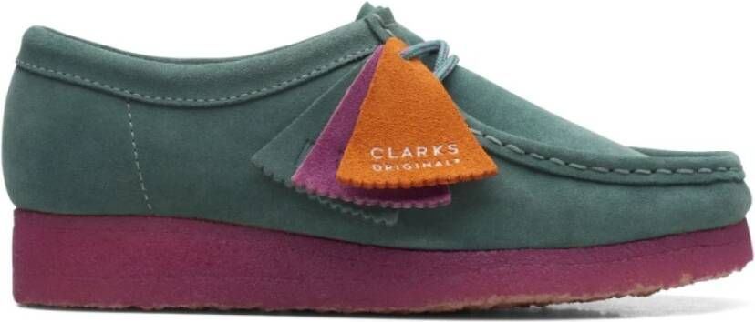 Clarks Loafers Green Dames