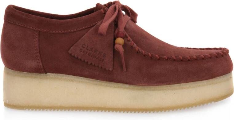 Clarks Loafers Red Dames