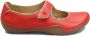 Clarks High Spirit dames ballerina rood - Thumbnail 1