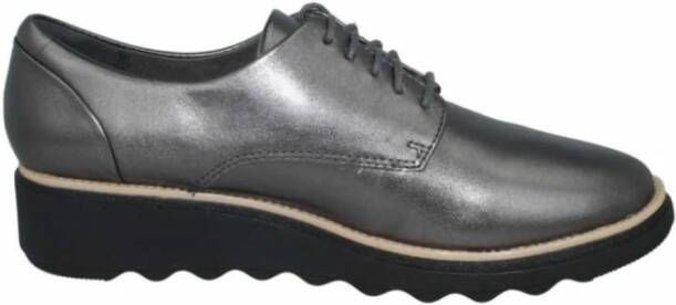 Clarks Metallic Comfort Veterschoenen voor Dames