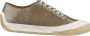 Clarks Metallic Leren Street Chic Sneaker Beige Dames - Thumbnail 2