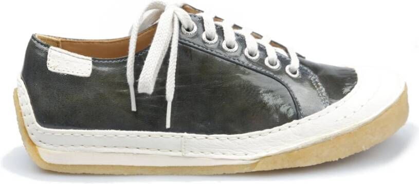 Clarks Metallic Leren Street Chic Sneaker Green Dames