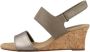 Clarks Metallic Sleehak Sandalen voor Comfort en Stijl - Thumbnail 2