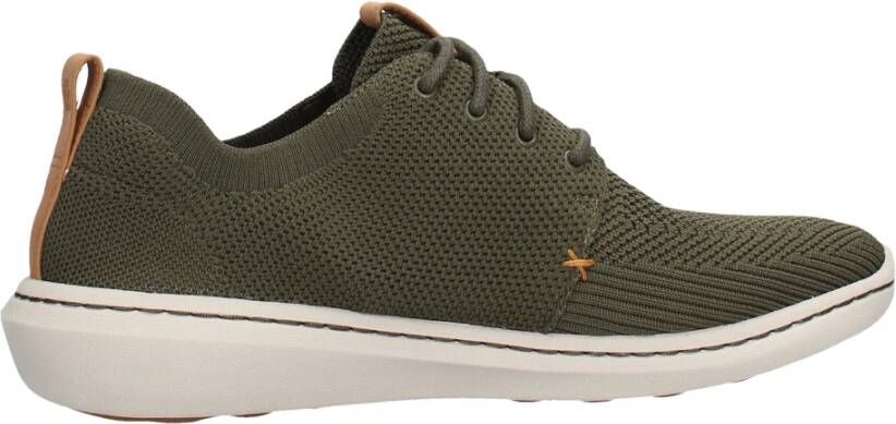 Clarks Moderne Ademende Sneaker Green Heren