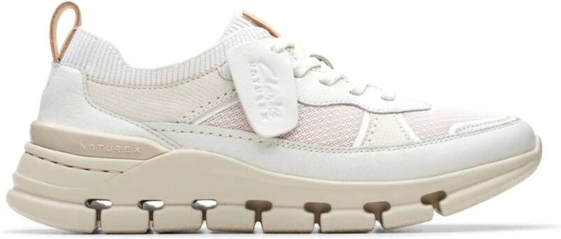 Clarks Nature X Cove Damessneakers Off White Multicolor Dames