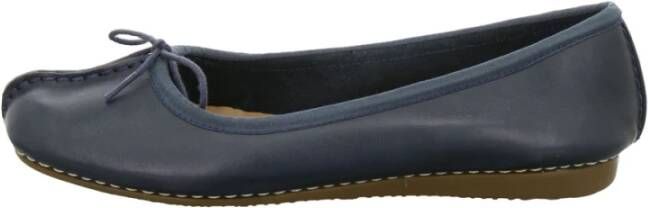 Clarks Navy Blue Damen Ballerinas Schoenen