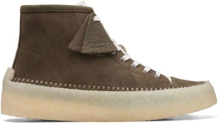 Clarks Stijlvolle herensneakers voor casual gelegenheden Groen Heren