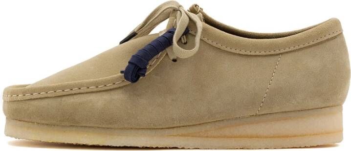 Clarks Originals Wallabee Heren Suède Schoenen Beige Heren