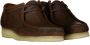 Clarks Bruine Leren Mocassins Vierkante Neus Schoenen Brown Heren - Thumbnail 7