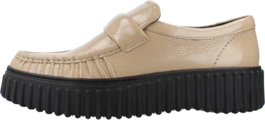 Clarks Patent Moc Loafers