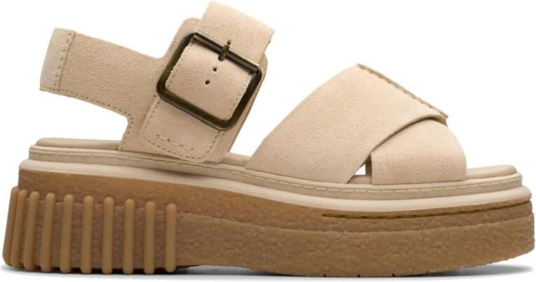 Clarks Platte sandalen
