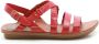 Clarks Platte sandalen van zacht leer voor vrouwen Rood Dames - Thumbnail 2