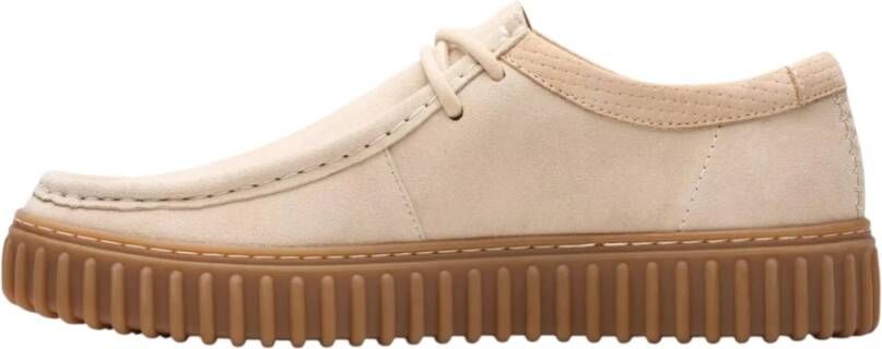 Clarks Polyester Sneaker Lage Suède