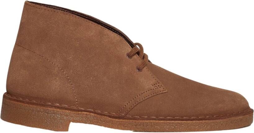 Clarks Stijlvolle en duurzame heren enkellaarzen Bruin Heren