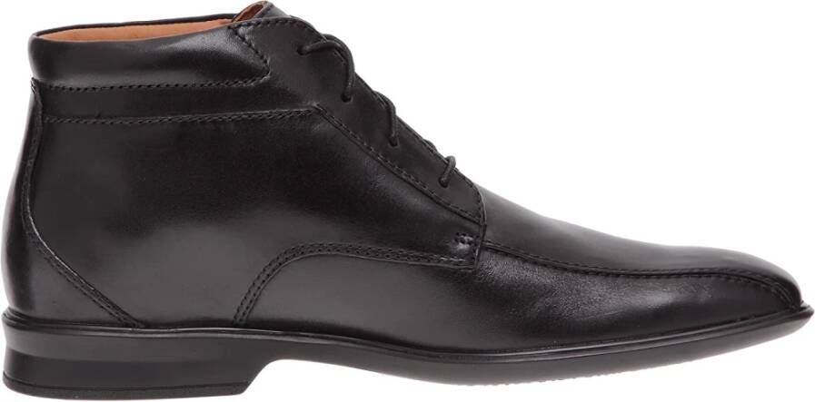 Clarks Premium Leren Heren Enkellaars Black Heren