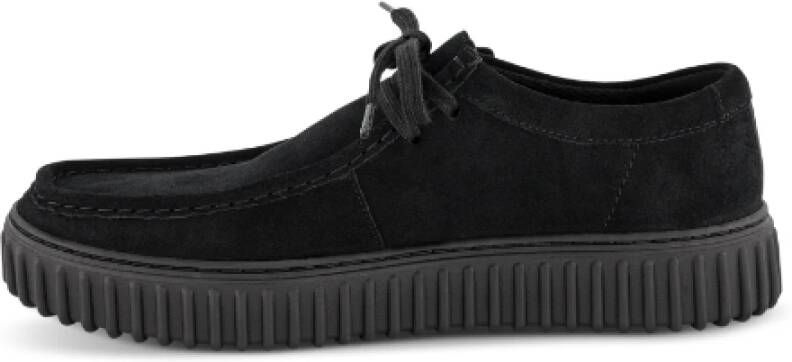 Clarks Premium Suède Herenschoenen Black Heren