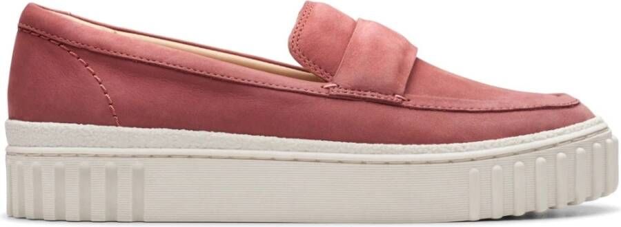 Clarks Roze Cove Loafers voor Vrouwen Pink Dames