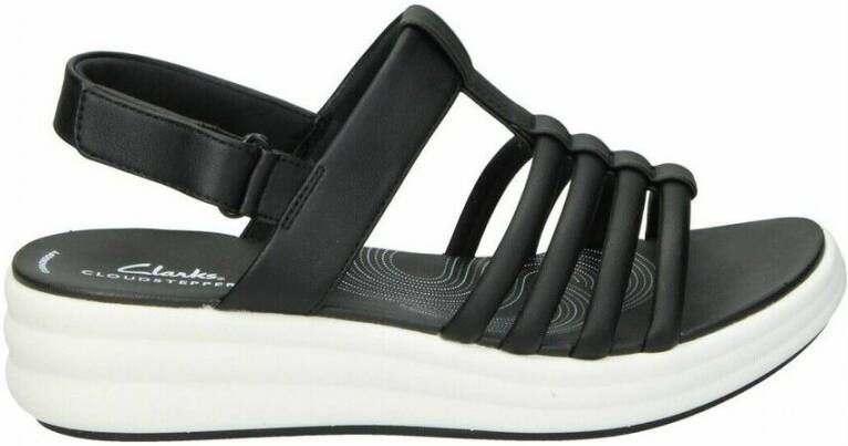 Clarks Zwarte Sandalen Drift Ease Stijl Black Dames