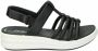 Clarks Zwarte Sandalen Drift Ease Stijl Black Dames - Thumbnail 1