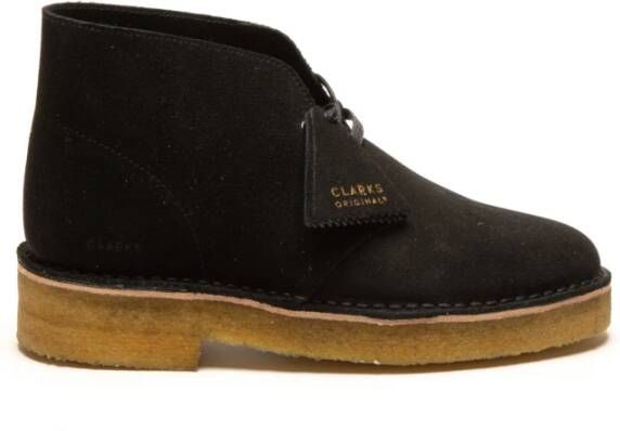 Clarks desert boot dames zwart online