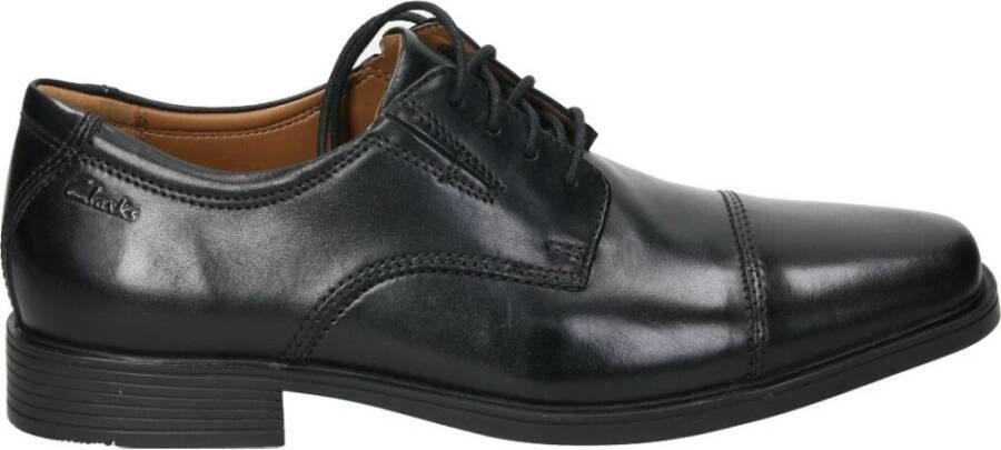 Clarks Business Shoes Black Heren