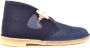 Clarks Stijlvolle leren veterschoenen Blauw Heren - Thumbnail 1