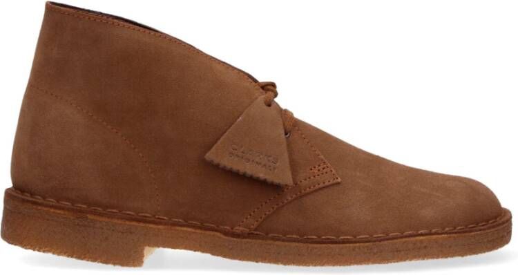 Clarks Stijlvolle en duurzame heren enkellaarzen Bruin Heren
