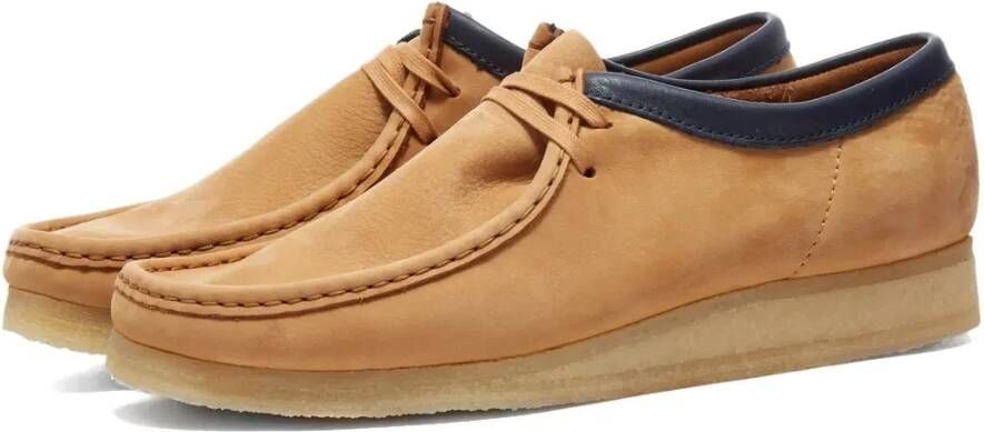 Clarks Schoenen licht tan nubuck-41 Beige Heren