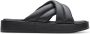 Clarks Pantoffels Alda Glide slides slippers met gewatteerde band - Thumbnail 1
