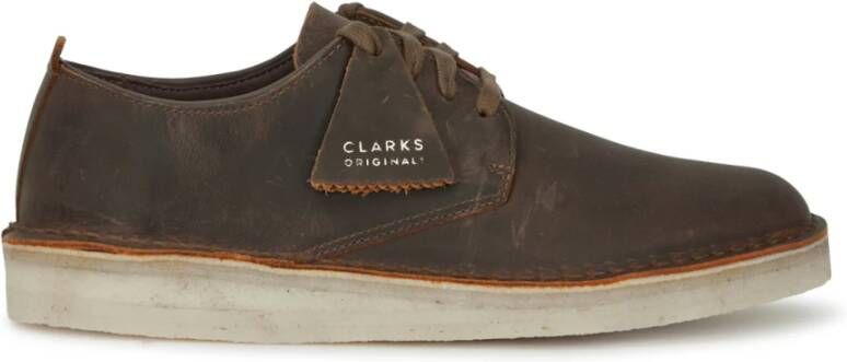 Clarks Stijlvolle Mocassini Sneakers voor Heren Bruin Heren