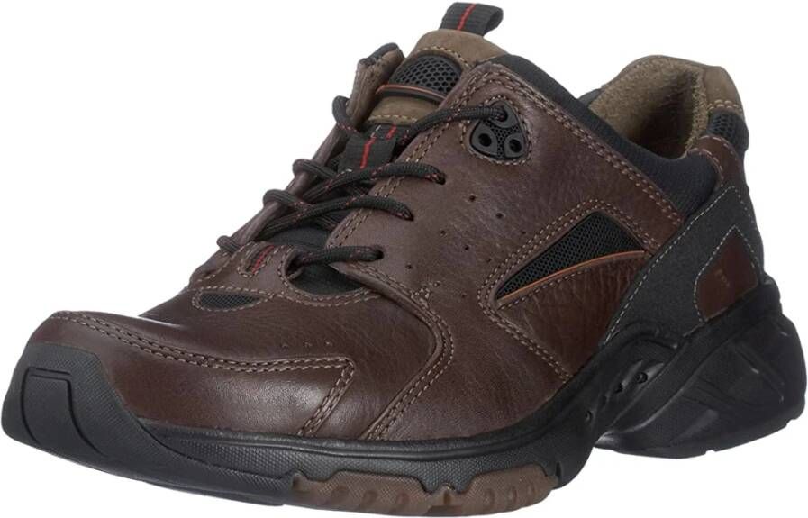 Clarks Ontspannen sportieve bruine leren sneakers Bruin Heren - Foto 2