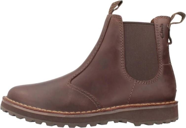 Clarks Solsbury Easy Leren Chelsea Laarzen