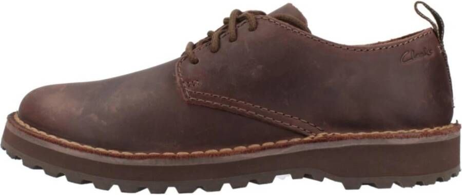 Clarks Solsbury Lace Leren Schoenen
