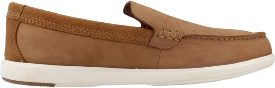 Clarks Stijlvolle Bratton Loafers voor Mannen Brown Heren