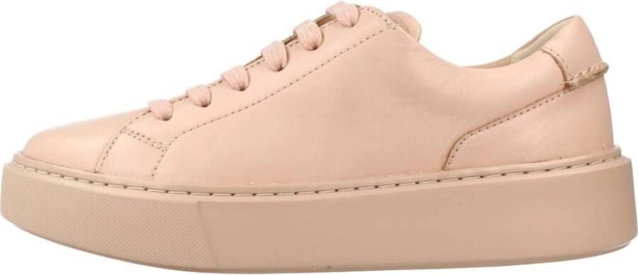 Clarks Stijlvolle Dames Veterschoenen Pink Dames