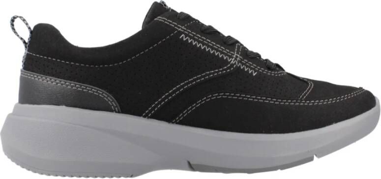 Clarks Stijlvolle Heren Sneakers Black Heren