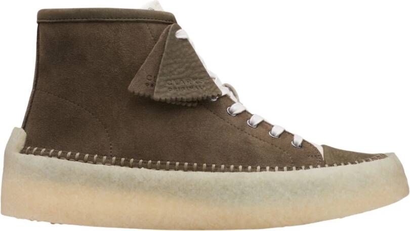 Clarks Stijlvolle herensneakers voor casual gelegenheden Groen Heren