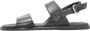 Clarks Stijlvolle zwarte leren sandalen Zwart Dames - Thumbnail 2
