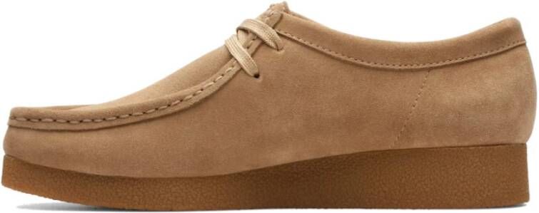 Clarks WALLABEE~EVO~SH~~~~~~~~~~~~~~~ Dames veterschoenen Wit beige - Foto 5