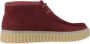 Clarks Heren Bottine Torhill High Wine Suede Bordeaux - Thumbnail 2