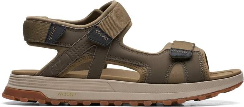 Clarks Stijlvolle platte sandalen voor mannen Green Heren - Foto 2